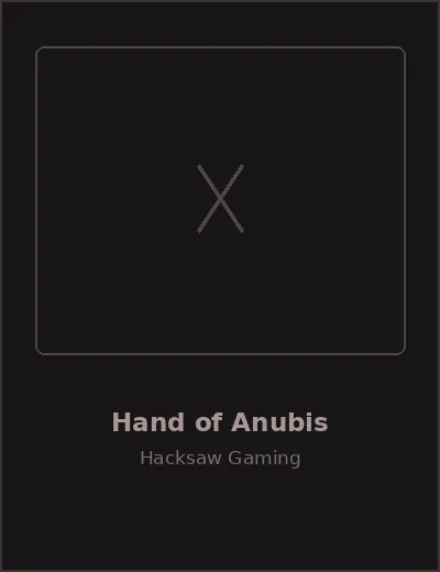 Hand of Anubis — Hacksaw Gaming